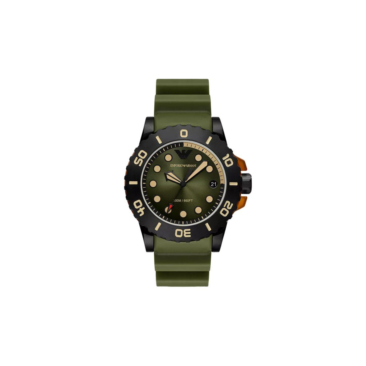 Emporio Armani AR11540 Men's Watch 46 Mm Green
